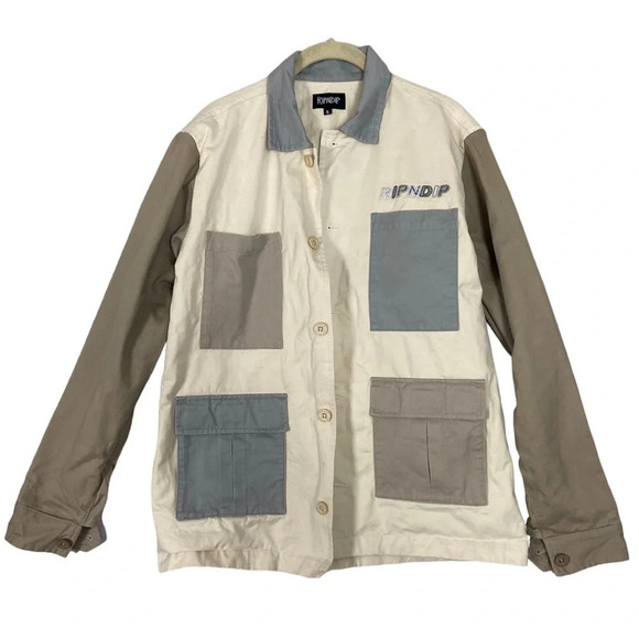 Ripndip Holy Cargo Streetwear Cotton button Jacket  Sz S - Picture 2 of 15